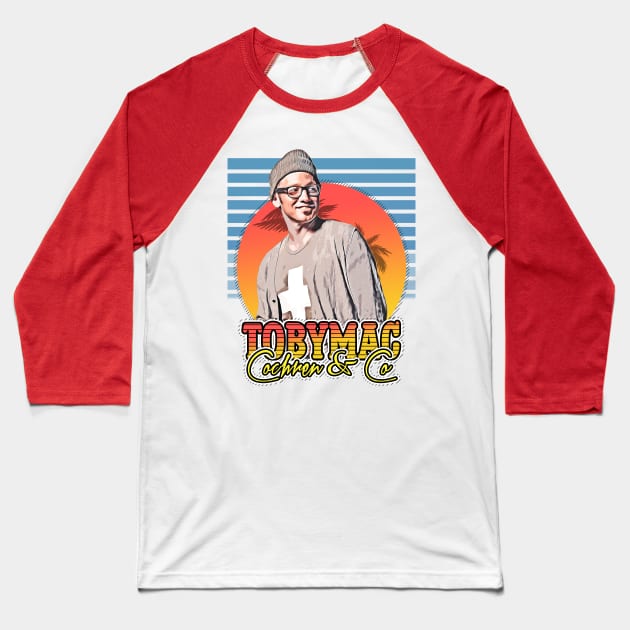 tobymac retro style flyer vintage cochren and co Baseball T-Shirt by Now and Forever